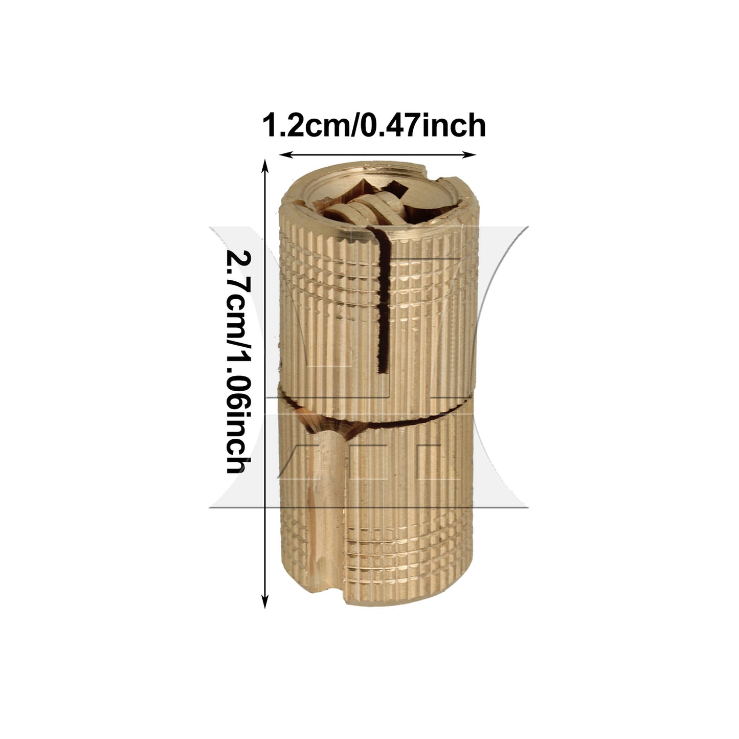 BQLZR  Copper Hidden Invisible Barrel Concealed 12mm Hinge for Cabinet Door