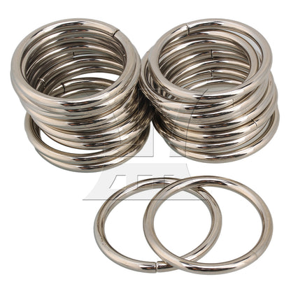 BQLZR  38mm Metal O-Ring O Ring Non Nickel Plated For Purse Making Craft