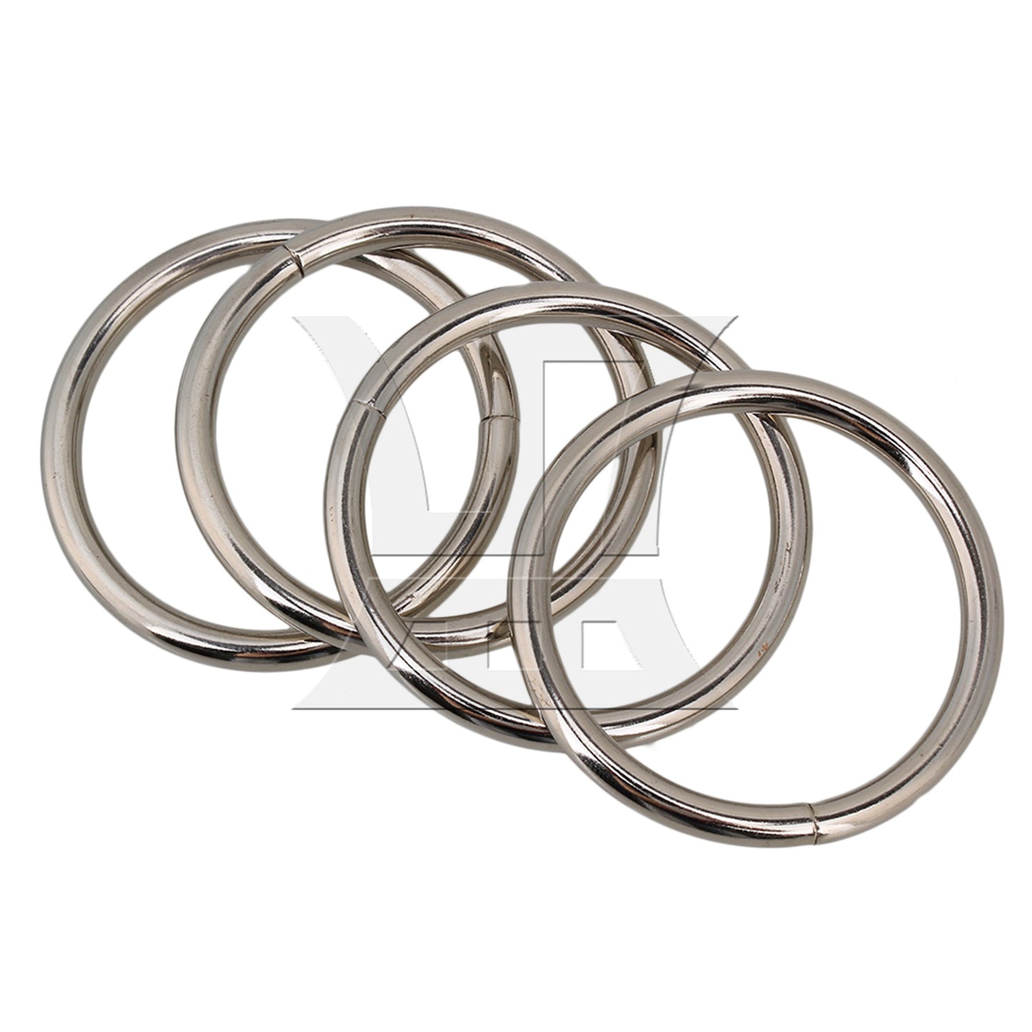 BQLZR  38mm Metal O-Ring O Ring Non Nickel Plated For Purse Making Craft