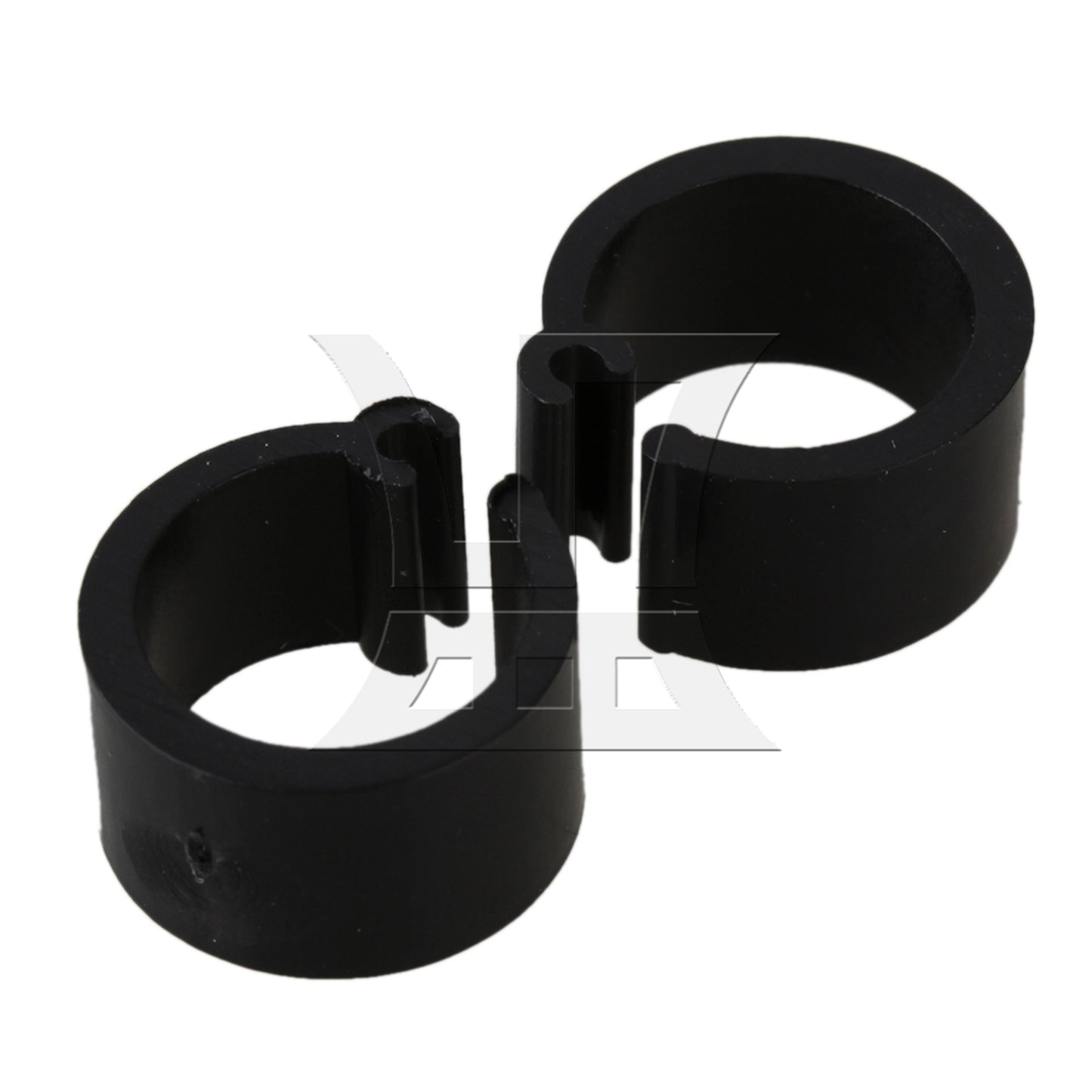 BQLZR 100pcs Black Chicken Pigeon Leg Band Poultry Dove Bird Parrot Clip Ring 8mm
