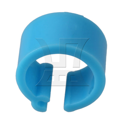 BQLZR 100pcs Blue Plastic Poultry Leg Bands Bird Chicks Ducks Clip-on Rings 8mm
