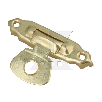 BQLZR 20pcs Mini Jewelry Chest Box Buckles Toggle Hasp Iron Latch Catch Clasp Golden
