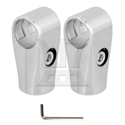 BQLZR  Metal Drying Rack Pipe Fittings Two-way Connector 0.98inch Silver