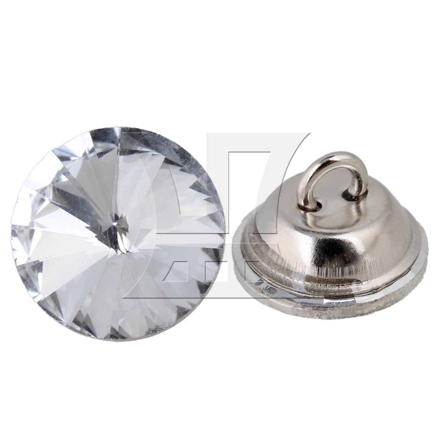 BQLZR 14mm DIY Rhinestone Sew On Upholstery Crystal Sofa Headboard Buttons 20pcs Dia