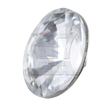 BQLZR 20 Pieces Crystal Upholstery Buttons 30mm Round Satellite Stone DIY Decorative