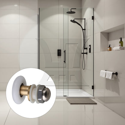 BQLZR Partiality Shower Door Roller Runner Wheel 25mm For 5mm-8mm Glass Replacement