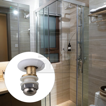 BQLZR Partiality Shower Door Roller Runner Wheel 25mm For 5mm-8mm Glass Replacement