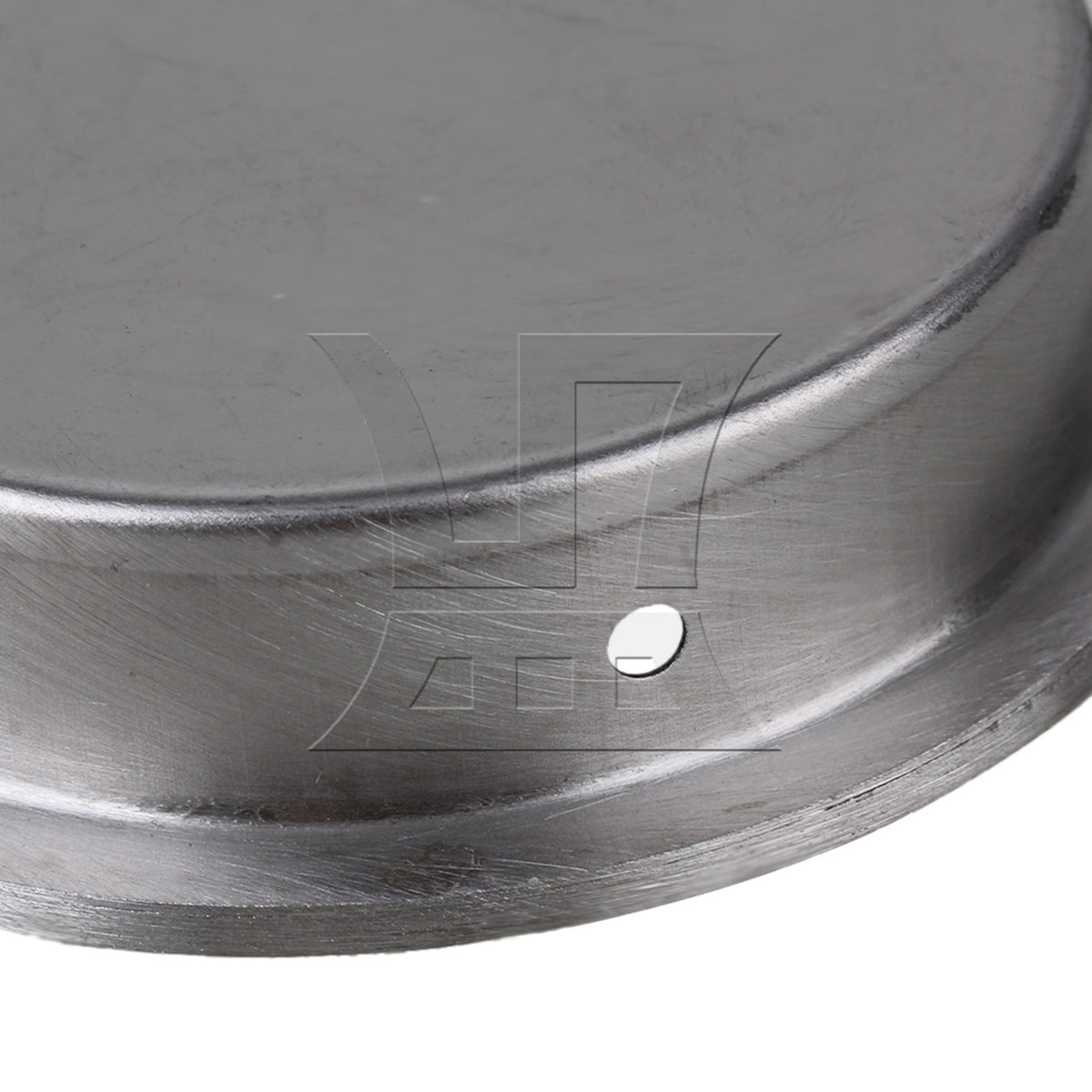 BQLZR Silver Circle Flush Concealed 304 Stainless Steel Closet Knob OD 70mm/2.76"
