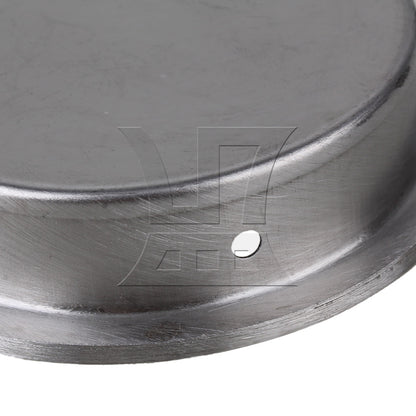 BQLZR Silver Circle Flush Concealed 304 Stainless Steel Closet Knob OD 70mm/2.76"