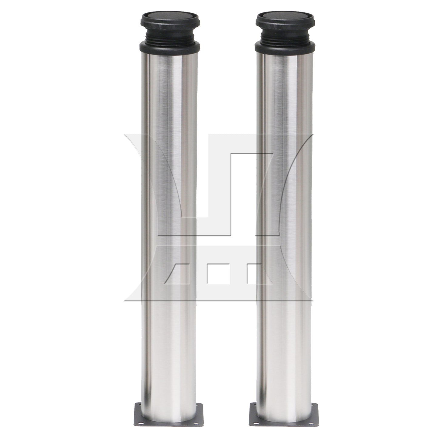 BQLZR  50x350mm Adjustable Cabinet Coffee Table Leg Stainless Steel w/ Screws