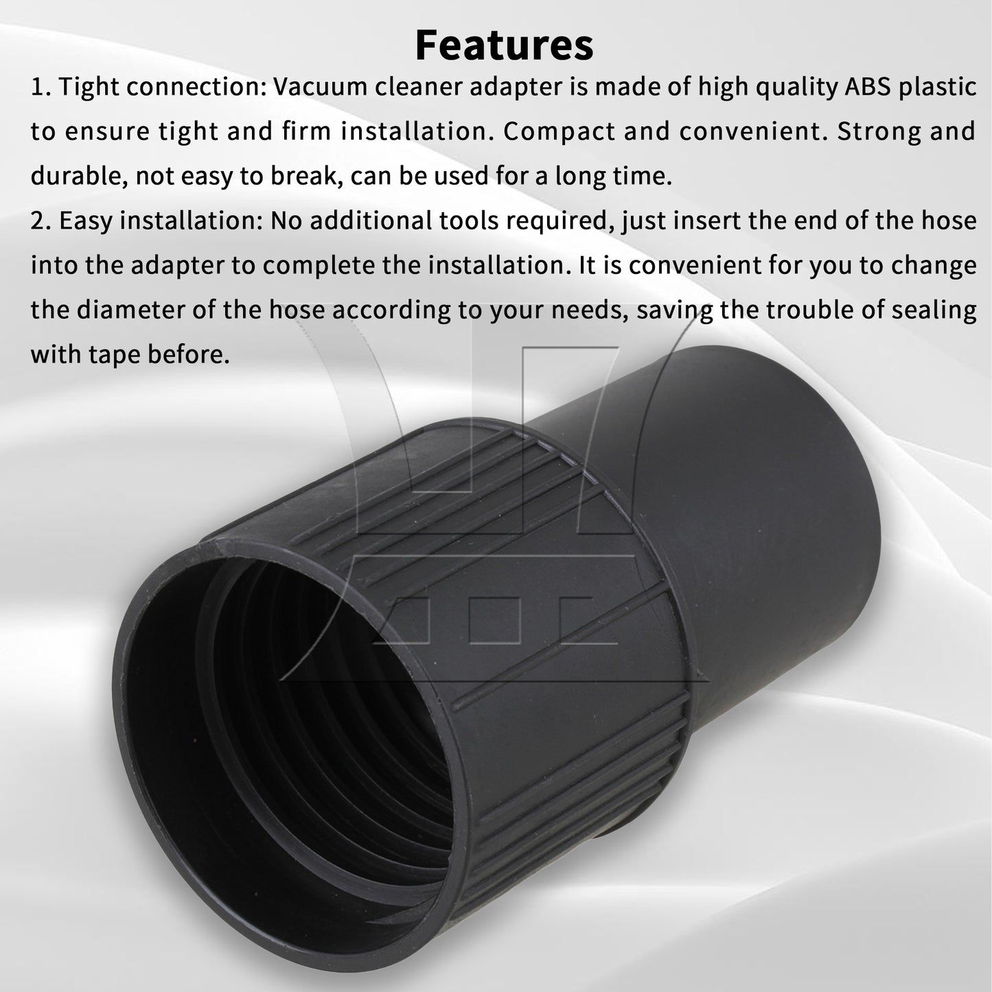 BQLZR Black 30 liters Brush Head Adaptor 00214 Vacuum Accessory