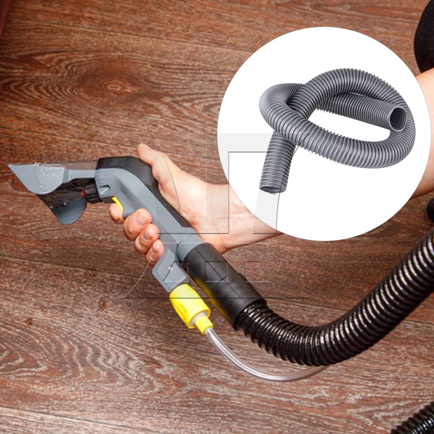 BQLZR 35mm Gray Model 00245 Basic Central Vacuum Hose Accessory Kit Replacement Hose
