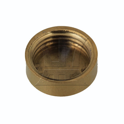 BQLZR 8pcs 12mm Dia Golden Furniture Fittings Table Mirror Cap Copper with Screws