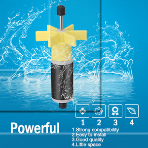 BQLZR Yellow 16mm Replacement Impeller Miniature Submersible Pumps Dedicated Rotor