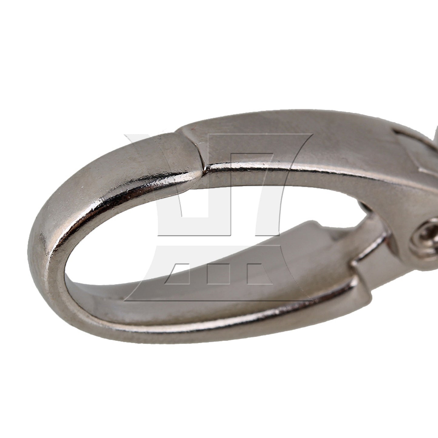 BQLZR 10pcs 16mm D-shape Swivel Zinc Alloy Clasps Buckle Snap Hook for Bag Straps