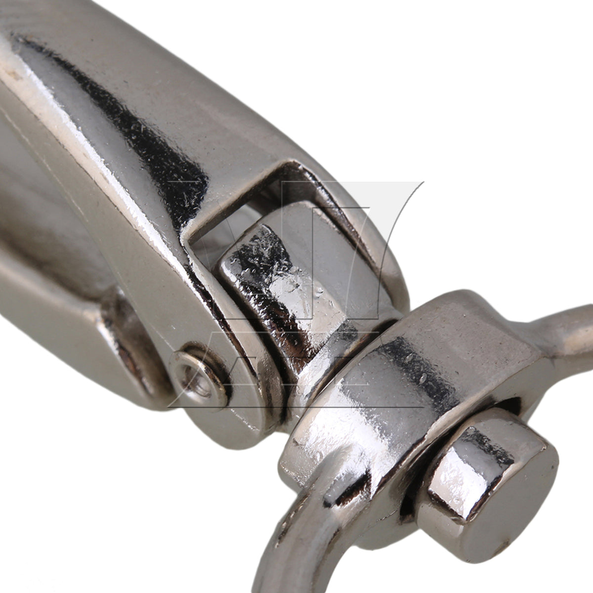 BQLZR 10 Pieces 25mm D-shape Zinc Alloy Lobster Clasps Buckle Swivel Snap Hook