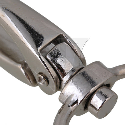 BQLZR 10 Pieces 25mm D-shape Zinc Alloy Lobster Clasps Buckle Swivel Snap Hook