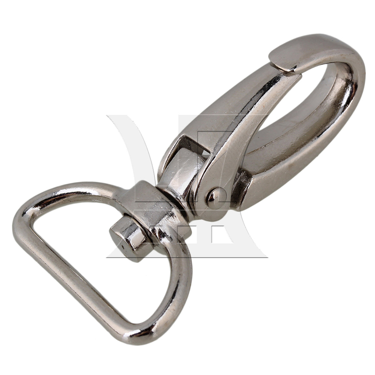 BQLZR 10 Pieces 25mm D-shape Zinc Alloy Lobster Clasps Buckle Swivel Snap Hook
