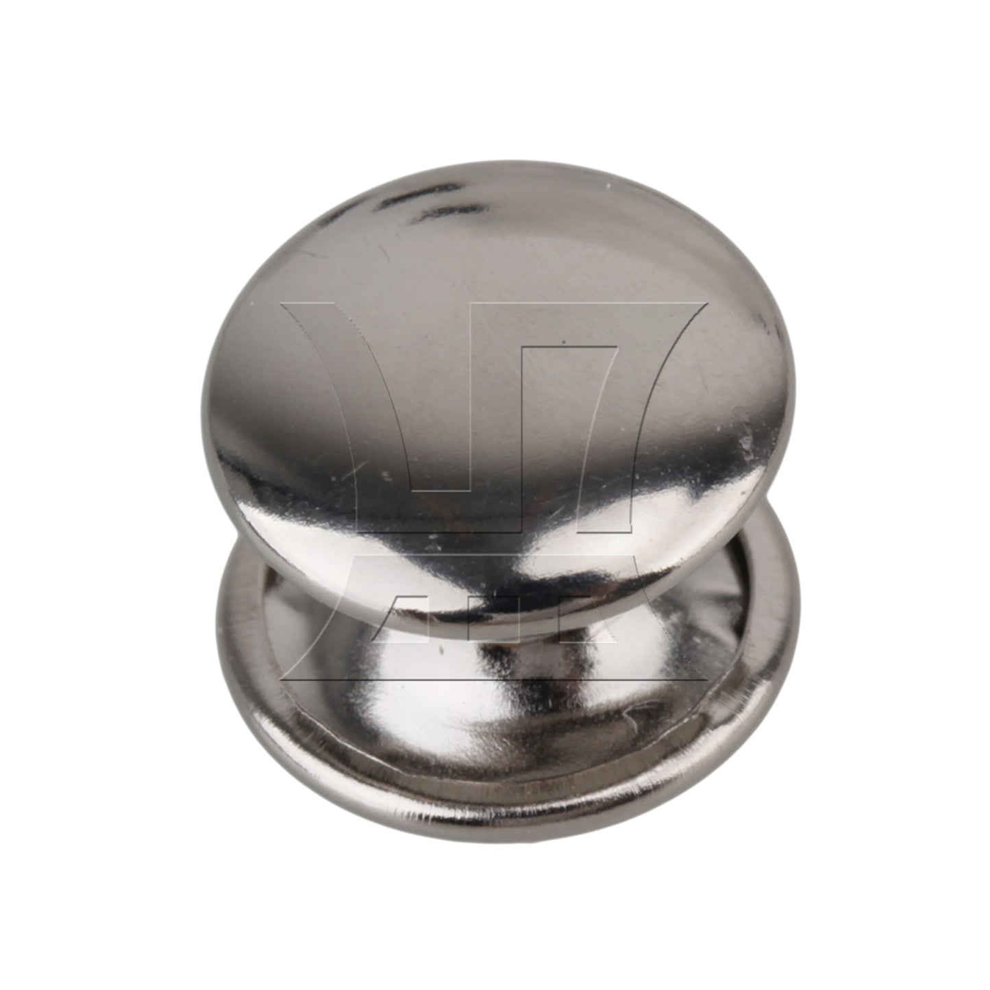 BQLZR Double Side Flat Round Rapid Rivets Stud 10 x 8mm Punk Spots