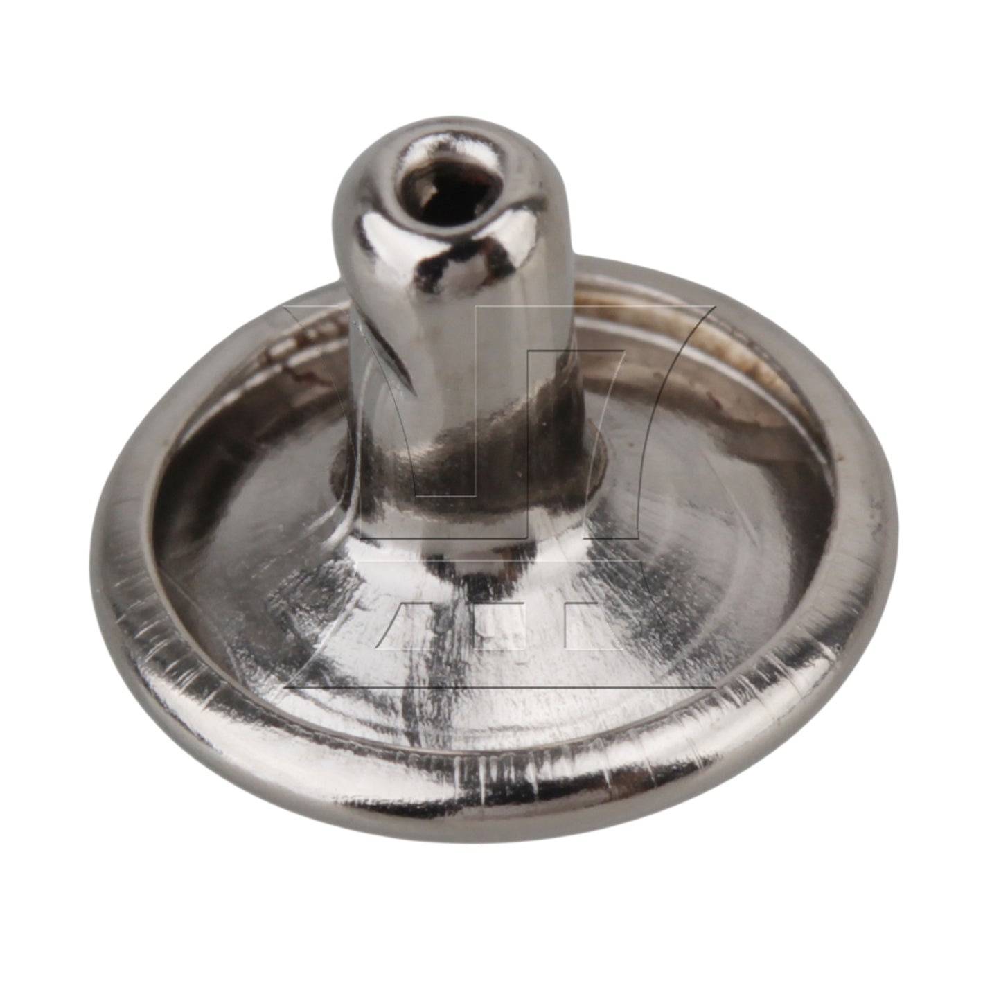 BQLZR Double Side Flat Round Rapid Rivets Stud 10 x 8mm Punk Spots