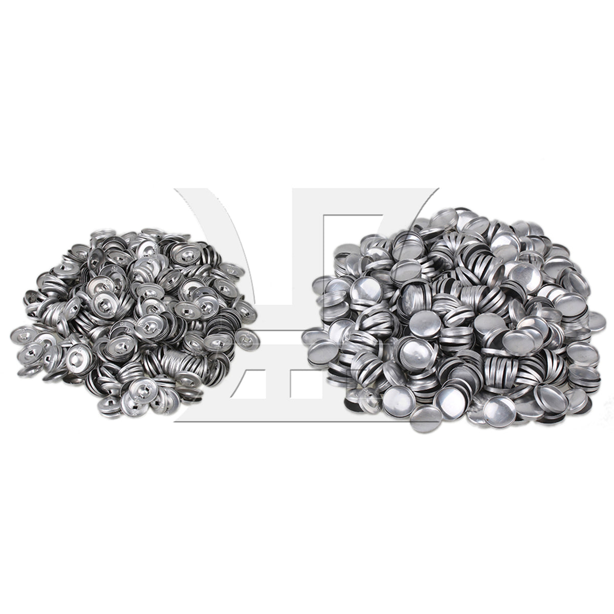 BQLZR 500pcs 32L Fabric Cover Button 19mm Dia With Metal Studs DIY Buttons