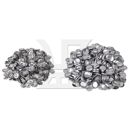 BQLZR 500pcs 32L Fabric Cover Button 19mm Dia With Metal Studs DIY Buttons