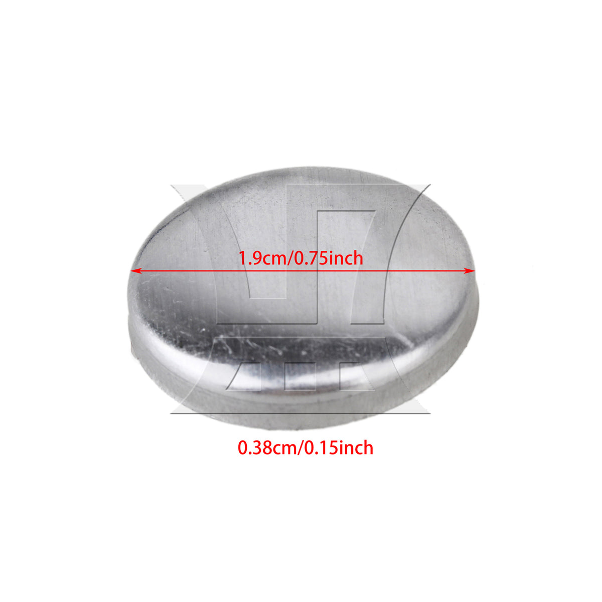 BQLZR 500pcs 32L Fabric Cover Button 19mm Dia With Metal Studs DIY Buttons