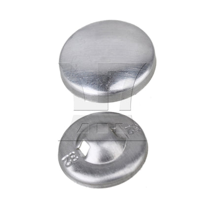 BQLZR 500pcs 32L Fabric Cover Button 19mm Dia With Metal Studs DIY Buttons