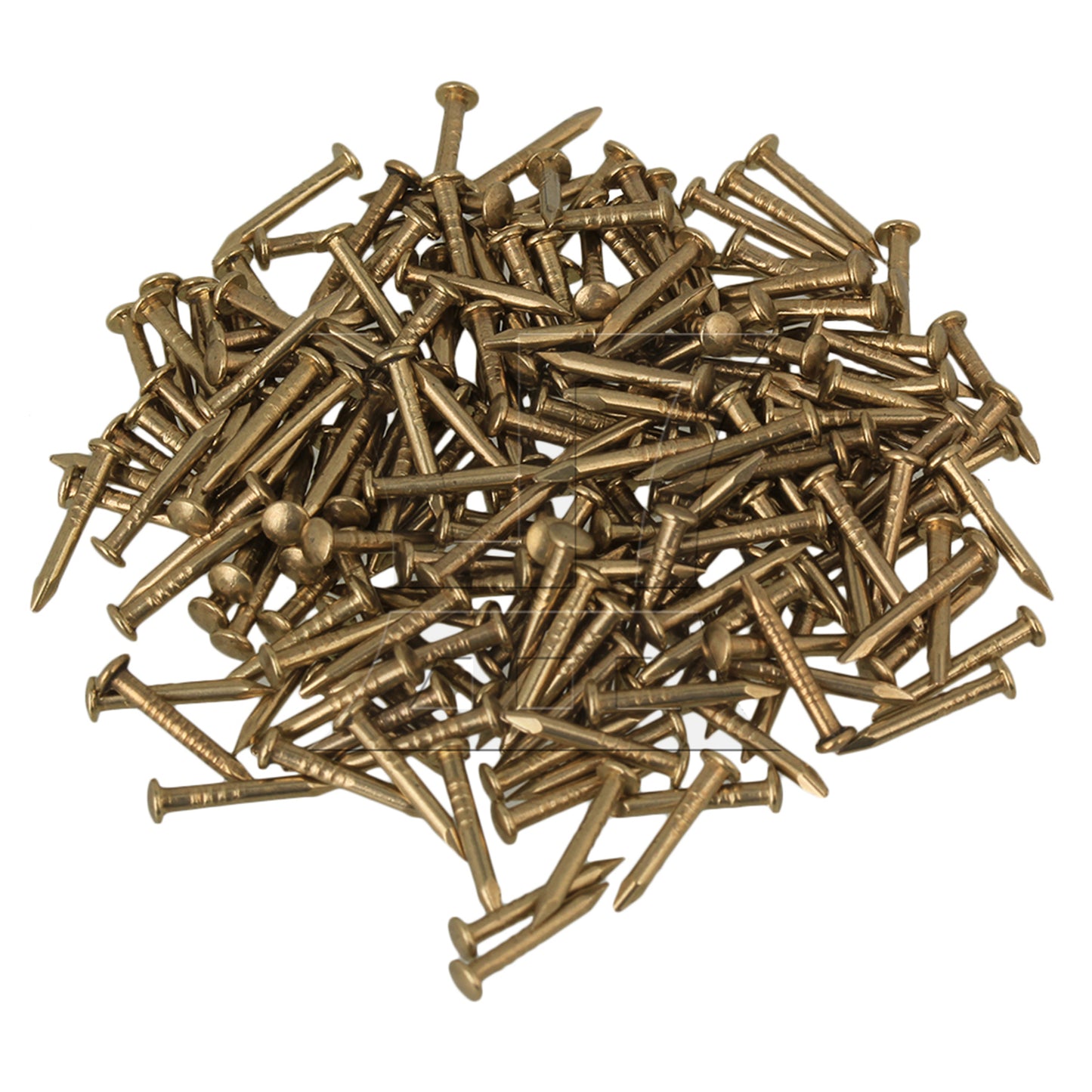 BQLZR Household Copper Furniture Miniature Nail with Round Head 10mm Pack of 100