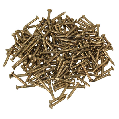 BQLZR Household Copper Furniture Miniature Nail with Round Head 10mm Pack of 100