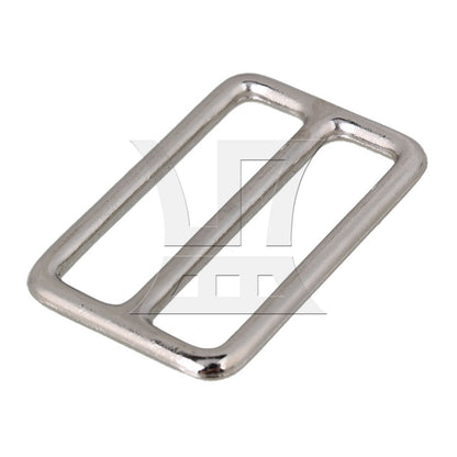 BQLZR Silver Zinc Alloy Nickel Plated WeldedTri-glides Buckles for Handbag