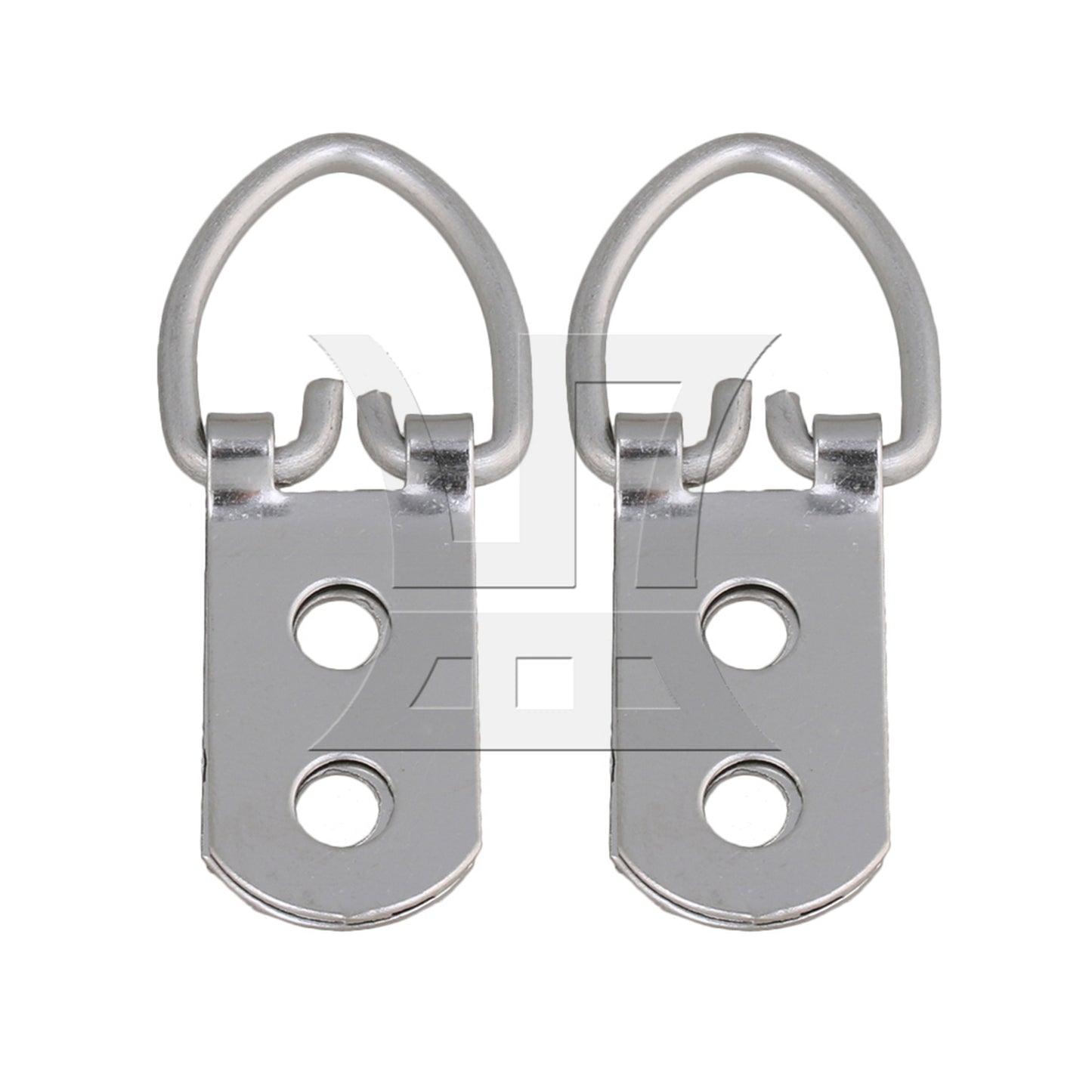 BQLZR 50 x Iron D Ring Mirror Photo Picture Frame Hooks BQLZR Hanger w/ Screws 55x22mm