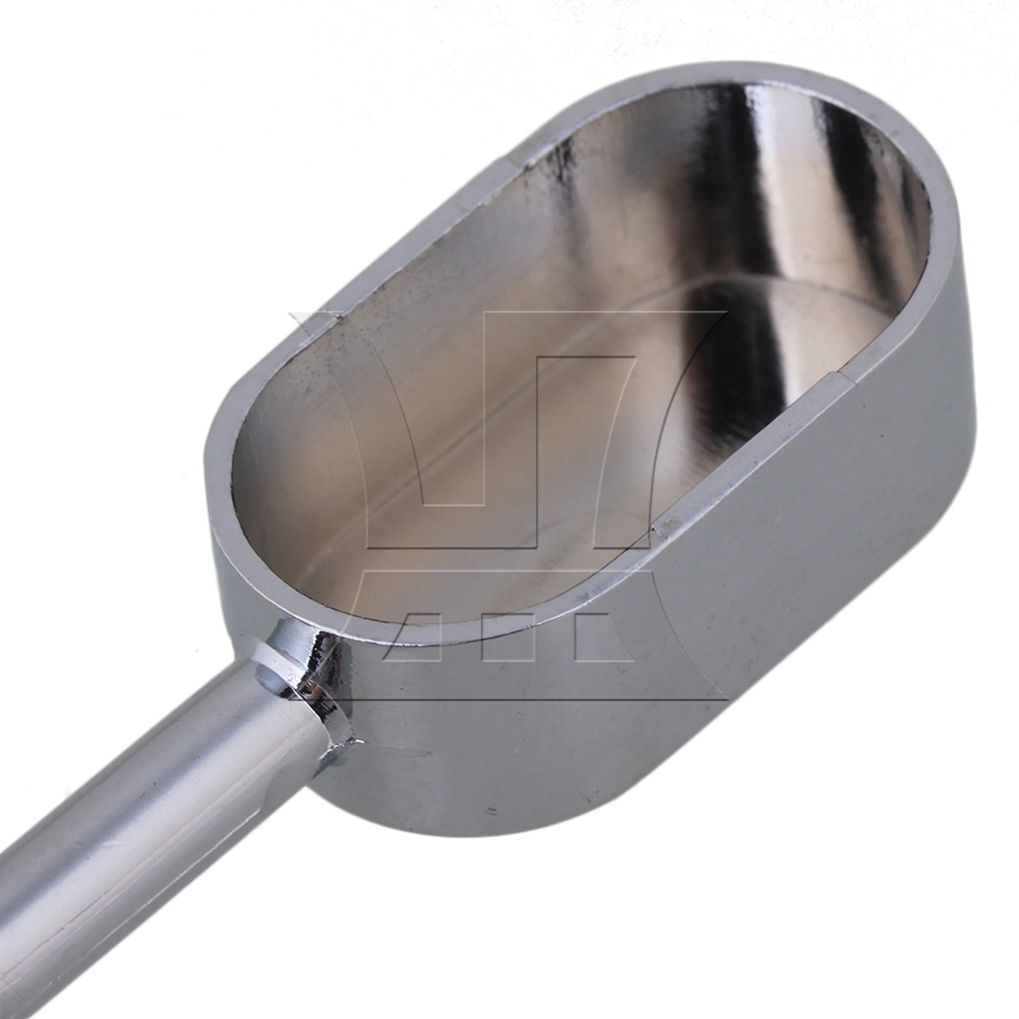 BQLZR 16mm Zinc Alloy Oval Closet Rod Support Hanging Seat