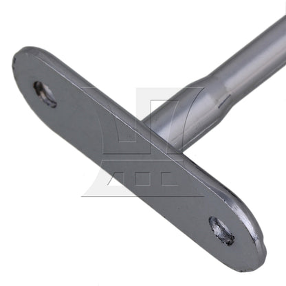 BQLZR 16mm Zinc Alloy Oval Closet Rod Support Hanging Seat