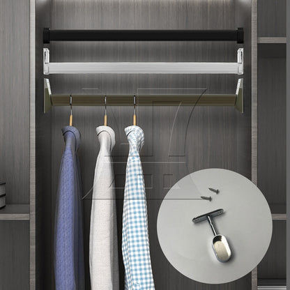 BQLZR 16mm Zinc Alloy Oval Closet Rod Support Hanging Seat