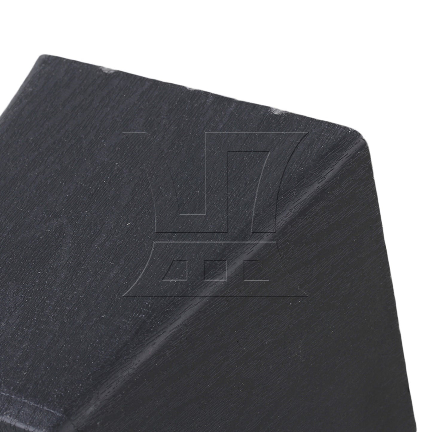BQLZR Trapezoid Black Plastic Furniture Legs for Sofa 98x98x67mm