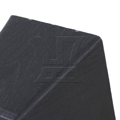 BQLZR Trapezoid Black Plastic Furniture Legs for Sofa 98x98x67mm