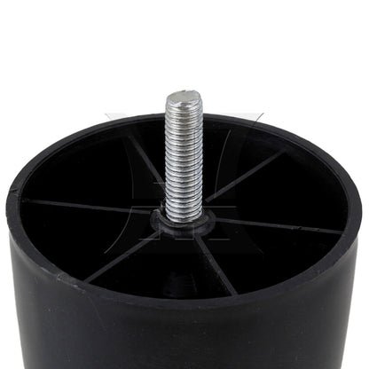BQLZR  Cylinder Black Plastic Furniture Legs Feet for Sofa 80 x 73 x 45mm BQLZR