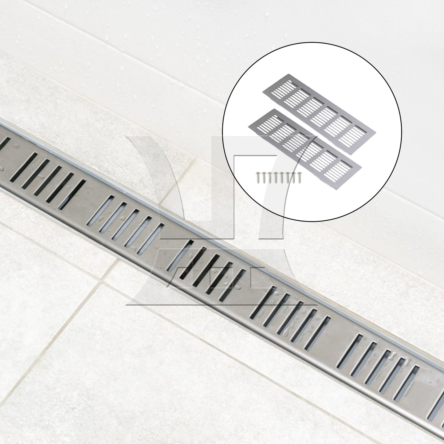 BQLZR  225mm Square Aluminum Ventilation Vent Grille for Cupboard Wardrobe