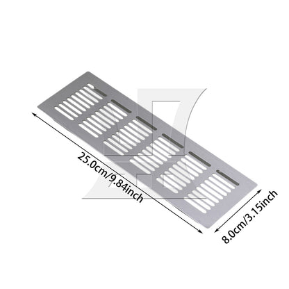 BQLZR  225mm Square Aluminum Ventilation Vent Grille for Cupboard Wardrobe