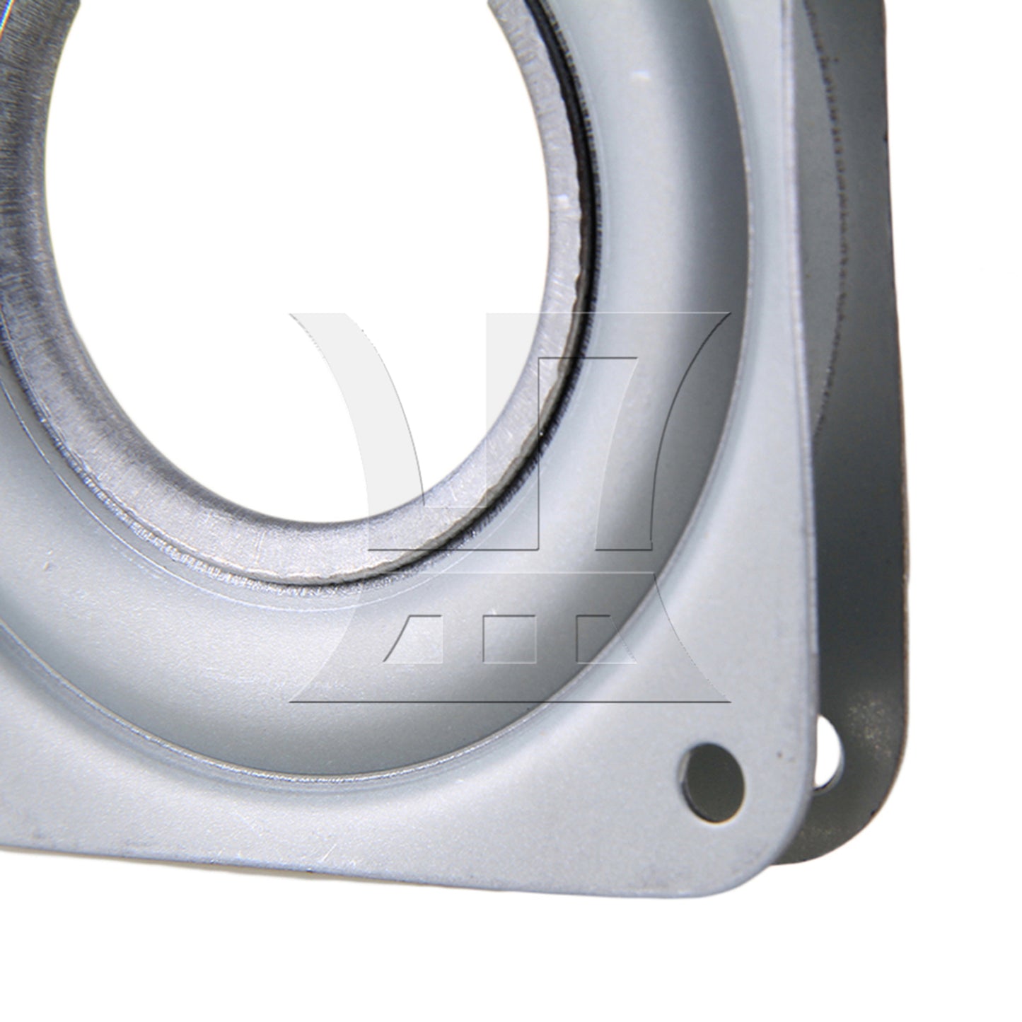 BQLZR 66 lbs Capacity Square Bearing Thick Turntable Silver Set of 2