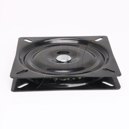 BQLZR 6.1" Square A3 Steel Plate Replacement Furniture Ball Bearing Swivel Black