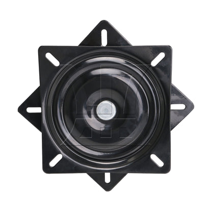 BQLZR 6.1" Square A3 Steel Plate Replacement Furniture Ball Bearing Swivel Black