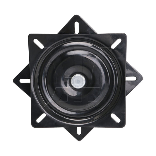 BQLZR 6.1" Square A3 Steel Plate Replacement Furniture Ball Bearing Swivel Black