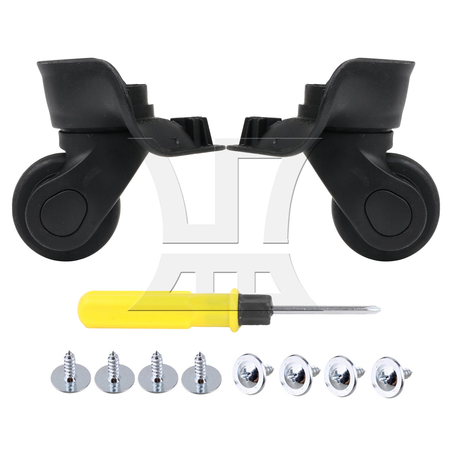 BQLZR Suitcase Swivel Wheel Spare Part 3.54 Inches W041-S Black Left Set for Luggage
