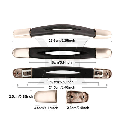 BQLZR 15cm Black B020 Spare Strap Handle Replacement for Suitcase Box Luggage