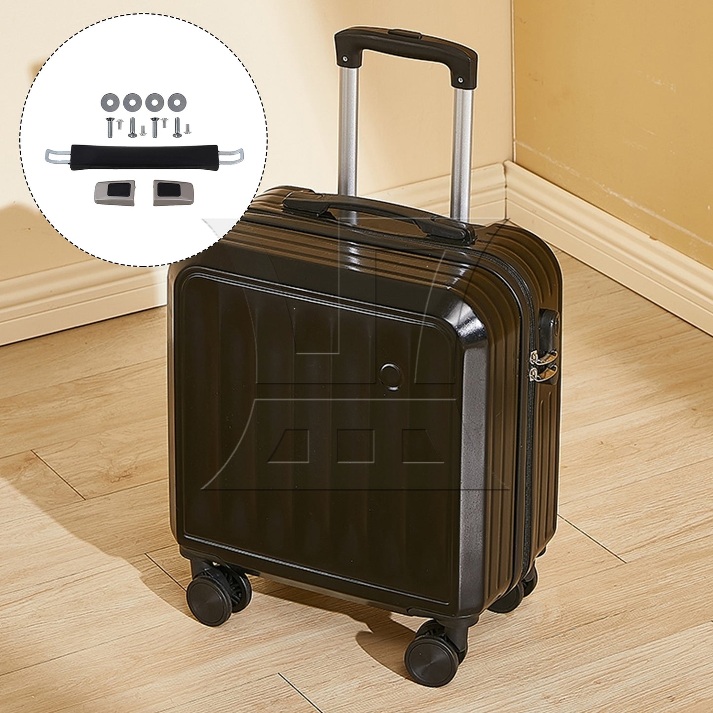 BQLZR 15.5cm Spare Handle Holders Replacement for Suitcase Boxes Luggage