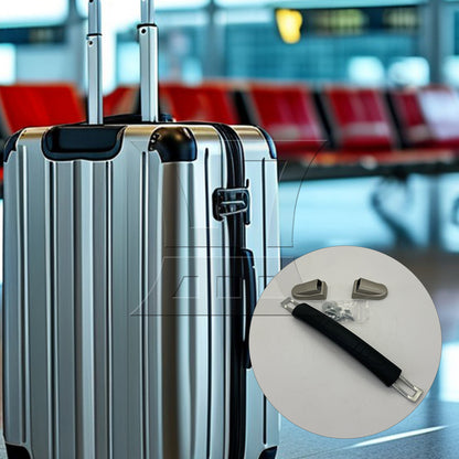 BQLZR Luggage Carry Plastic Handle with Screws Caps 15cm Spare Strap Handle