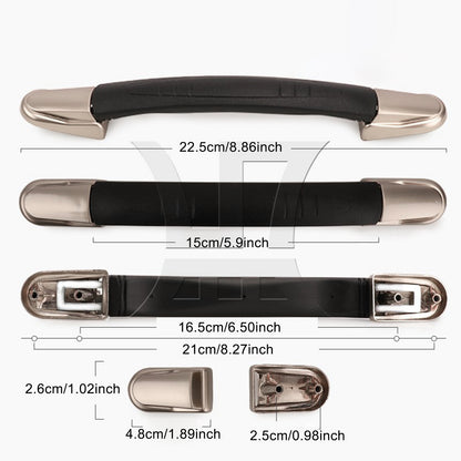 BQLZR Luggage Carry Plastic Handle with Screws Caps 15cm Spare Strap Handle
