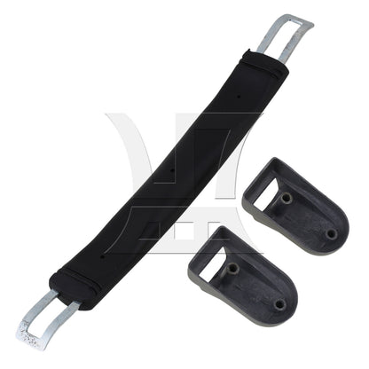 BQLZR Luggage Carry Plastic Handle with Screws Caps 15cm Spare Strap Handle